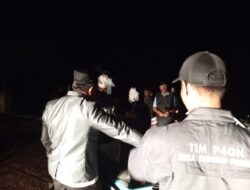 Tim Ketertiban Desa Sebong Pereh Ronda Keliling Di Malam Ramadan, Susur Sejumlah Titik