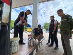 Polisi Dan Dinas Perdagangan Kembali Cek Takaran Pompa SBPU Di Sejumlah Titik Di Bintan