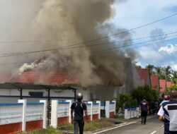 Satu Rumah Dinas Komplek KPLP Tanjunguban Terbakar