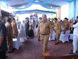 Bupati dan Wakil Bupati Asahan beserta OPD hadiri Open House Halal Bihalal Kapolres Asahan