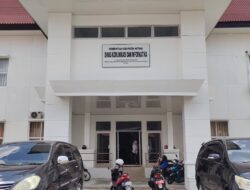 Belum Lama Dipergunakan, Gedung Diskominfo Seperti Mau Runtuh