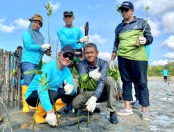 BIIE Bersama Stakeholder Tanam 2.000 Bibit Mangrove Di Pantai Desa Busung
