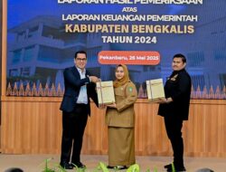 Raih WTP Ke-12 Berturut-turut, Bupati Kasmarni Terima LHP LKPD Tahun Anggaran 2024 dari BPK Perwakilan Provinsi Riau