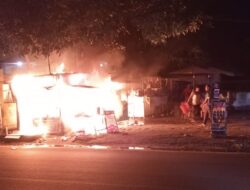 Dua Kios Di Kijang Terbakar, Penyebab Diduga Tumpahan Pertalite