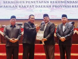 Rekomendasi LKPj 2024 Ditetapkan DPRD Kepri, Gubernur Ansar: Jadi Bekal Perbaikan Pembangunan