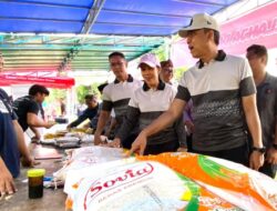 Stabilkan Harga Pasar Polres Bintan Buka Gerai Bazar Murah Di Bintan Timur, Antusias Warga Tinggi