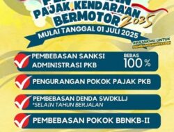 Banyak Diskon Denda, Hari Ini Program Pemutihan Pajak Kendaraan Kepri 2025 Dimulai