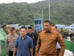 Sekda Anambas Lepas Keberangkatan Danlanal Tarempa Letkol Laut (P) Ari Sukmana ke Mabes AL