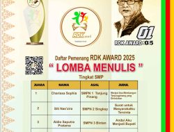 RDK Award 2025: Antusiasme Tinggi, Juri Nilai Kualitas Tulisan Meningkat