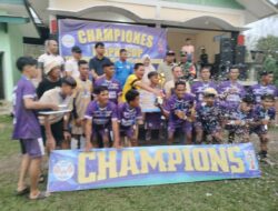 Wabup Tutup Turnamen IKAPRI Cup, Desa Sri Tanjung Raih Juara Dramatis