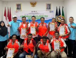 Peringati Harhubnas, KUPP Kelas I Tanjunguban Bersih-Bersih Pantai Hingga Bakti Sosial Ke Panti Asuhan