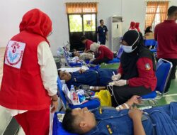 PPLP Dan UPP Tanjunguban Kompak Gelar Donor Darah Pada Peringatan Harhubnas