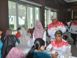 Bupati Karimun Ing Iskandarsyah Hadir Acara Ramah Tamah BRK Syariah Karimun