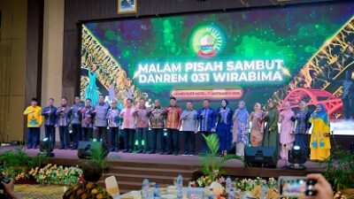 Sekda Bengkalis Hadiri Malam Pisah Sambut Danrem 031 Wirabima, Apresiasi Sinergi yang Terjalin