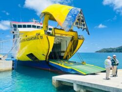 KMP Bahtera Nusantara 01 Sukses Uji Sandar di Pulau Jemaja, Siap Dongkrak Perekonomian Daerah