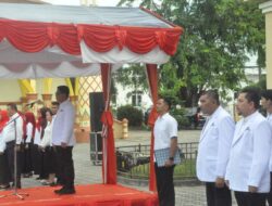 Bupati Karimun Iskandarsyah Pimpin Upacara Peringatan HUT PMI ke 80