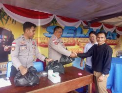 Kapolres Apresiasi Bentuk Kepedulian Masyarakat Kepada Para Petugas Jaga Di Pos Terpadu operasi lilin Seligi 2025