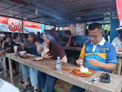 Dukung Ekonomi Lokal, Bupati Aneng Santap Siang di Warung Rakyat Desa Matak