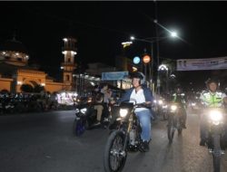 Perkuat Kamtibmas, Bupati Taufik dan Forkopimda Asahan Patroli Motor Susuri Kota Kisaran