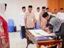 Sebanyak 17 Pejabat Dikukuhkan dan Dilantik