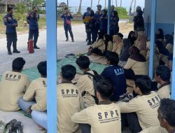 Antisipasi Kebakaran Saat Beroperasi, Yayasan Kemala Bhayangkari Hubungkan Damkar Natuna