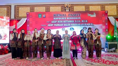 Pisah Sambut Kapolres Bengkalis: Bupati Kasmarni Apresiasi AKBP Budi, Siap Berkolaborasi dengan AKBP Fahrian