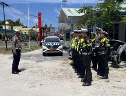 Satlantas Polres Natuna Siaga Jaga Kelancaran Kunker Kedubes AS