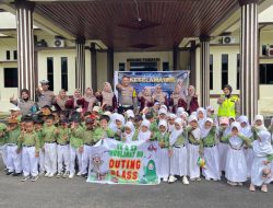 Keceriaan Siswa TK dan KB Muslimat NU Warnai Polres Natuna dalam Edukasi Keselamatan Seligi 2026