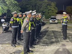 Apel Persiapan pamturlalin Imlek 2026, Satlantas Polres Natuna Amankan Sejumlah Titik