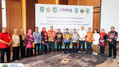 Perkuat Ketahanan Pangan, Arsya Fadillah Kawal Hibah Aset Pemda Bengkalis ke Perum Bulog