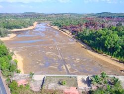 Waduk PDAM Tirta Kepri Tanjunguban Kering Kerontang, Warga Kesulitan Pasokan Air Bersih