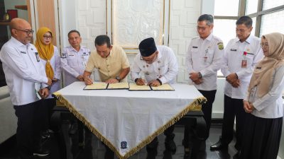 Tingkatkan Pelayanan Publik, Dua Aset Pemprov Kepri Di Serahkan Ke Pemko Tanjungpinang