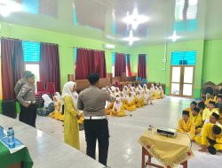Satlantas Polres Natuna Berikan Edukasi Kepada Siswa Agar Terciptanya Kamseltibcarlantas