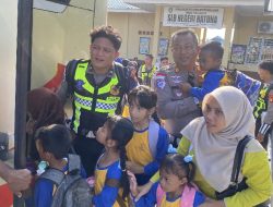 Satlantas Jadi Sahabat Anak-Anak SLB Natuna