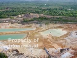 Waduk SPAM IKK Seri Kuala Lobam Menyusut Jauh, Sekelilingnya Kebun Sawit Dan Gersang