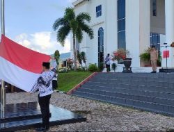 Bupati Cen Pimpin Upacara Peringatan Hardiknas ke 67