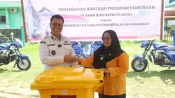 Terima CSR di Taman Bermadah, Bupati Kepulauan Anambas Ajak Warga Menabung di BRK Syariah
