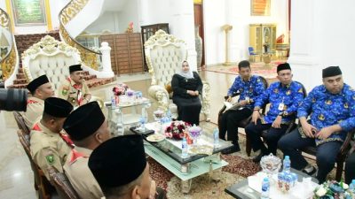 Terima Audiensi Edi Sakura, Bupati Kasmarni Jadwalkan Pelantikan Pengurus Kwarcab Pramuka