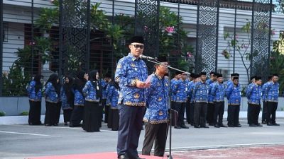 Pimpin Upacara Harkitnas 2026, Wabup Bagus Santoso Gaungkan Proteksi Anak di Dunia Digital