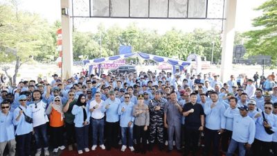 Peringatan May Day 2026 di Karimun, Wabup Rocky Ajak Jaga Harmonisasi Ekonomi