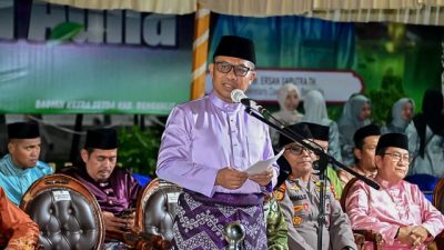 Wabup Bagus Santoso Lepas Pawai Takbir Idul Adha 1447 H di Lapangan Tugu Bengkalis