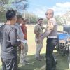Satlantas Polres Natuna Kembali Berbagi Lewat Jumat Berkah Kepada Para Pekerja Kebersihan di Pantai Piwang