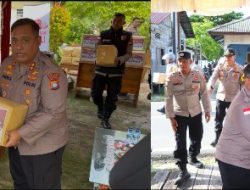 Tali Kasih Polres Natuna Kepada ‎Masyarakat kurang mampu di Kecamatan Bunguran Selatan