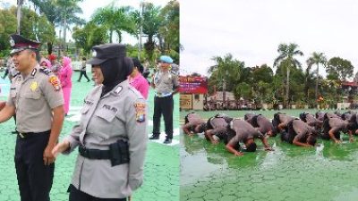Sebanyak 42 Personel Polres Natuna Naik Pangkat setingkat lebih tinggi