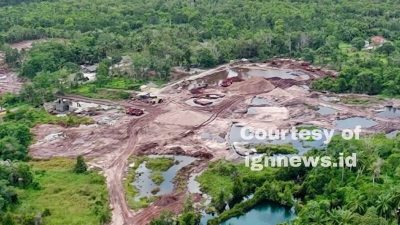 Ada Aktivitas Tambang Pasir Di Tanjung Arang Desa Kuala Sempang Seri Kuala Lobam