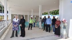 Tidak Kenal Libur, Bupati Cen Sui Lan Tetap Dampingi Bupati Brebes Tinjau Progres Pembangunan KNMP Di Desa Cemaga Utara