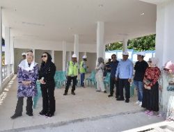 Tidak Kenal Libur, Bupati Cen Sui Lan Tetap Dampingi Bupati Brebes Tinjau Progres Pembangunan KNMP Di Desa Cemaga Utara
