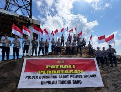 Polsek Bunguran Barat Melaksanakan Patroli Rutin Kepulau Tokong Boro
