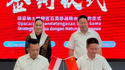 Demi Tingkatkan PAD, Bupati Hadiri Peresmian Dan Mengajak Pengusaha Cina Untuk Investasi Di Natuna