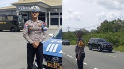 Pengawalan dan Pamturlalin Rombongan Menko Polhukam Berjalan Aman dan Lancar